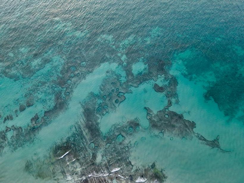 Aguas turquesa del Caribe
